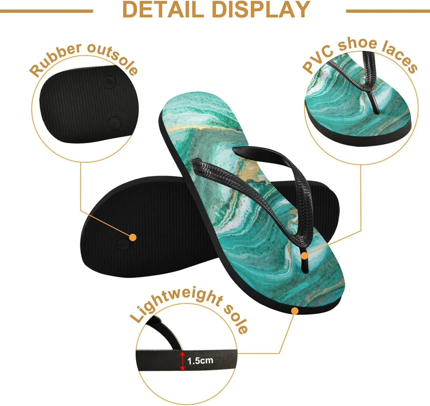 Oyihfvs Flip Flops Flip Sandal Home Slippers Hotel Spa Bedroom for Men Women XS-XXL