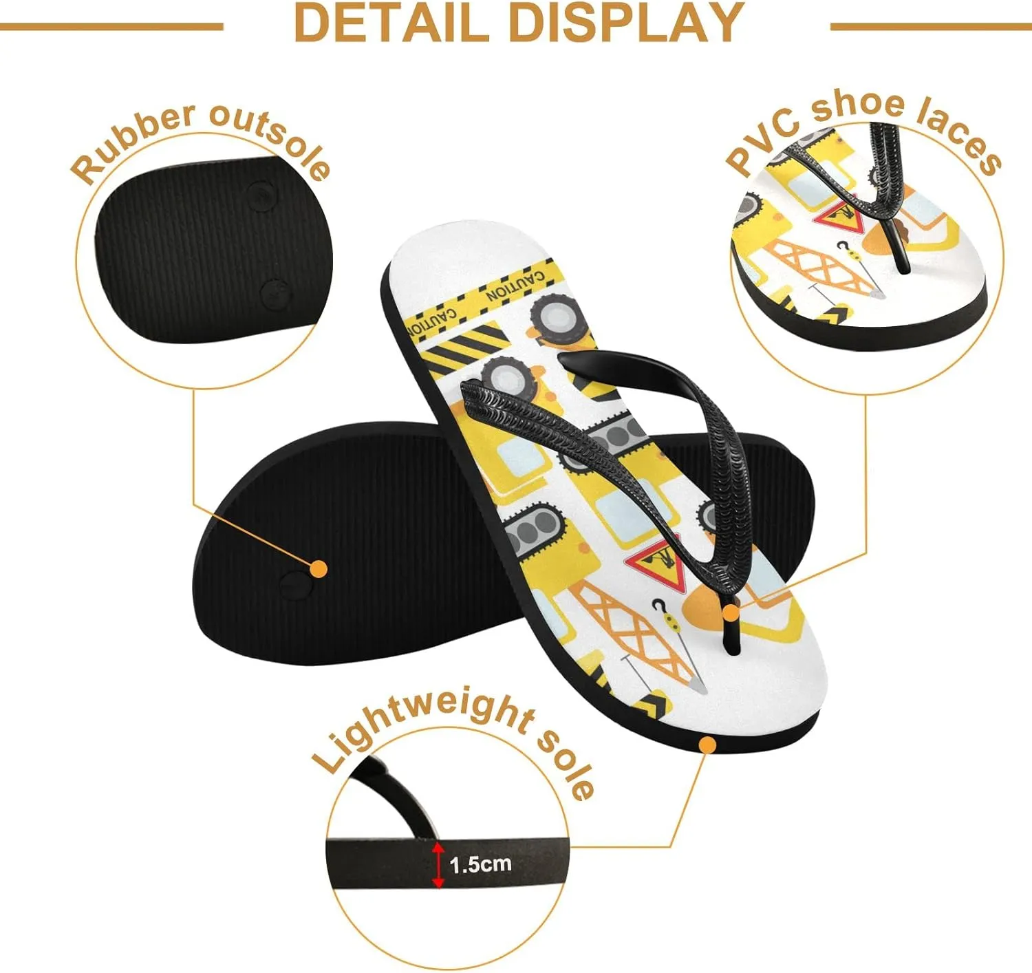 Oyihfvs Flip Flops Flip Sandal Home Slippers Hotel Spa Bedroom for Men Women XS-XXL