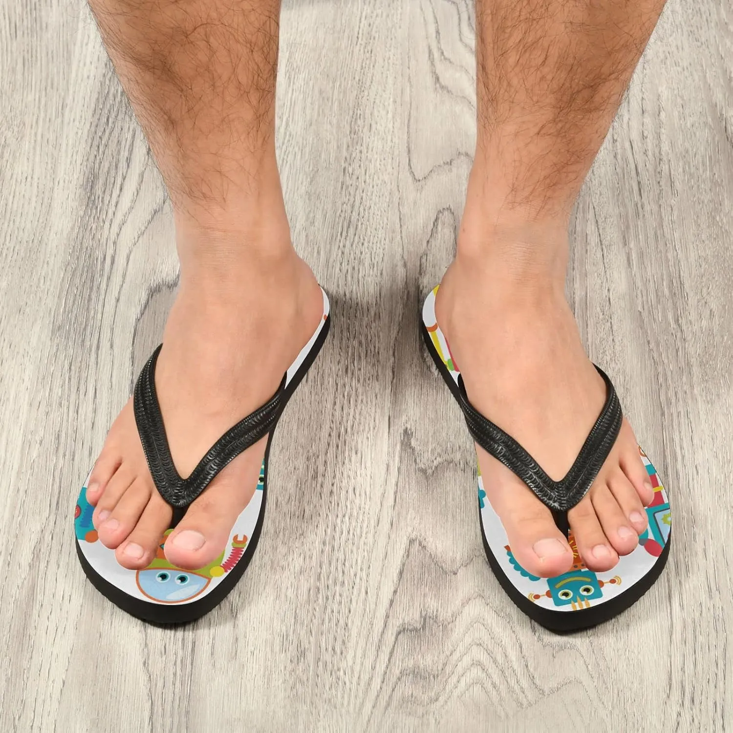 Oyihfvs Flip Flops Flip Sandal Home Slippers Hotel Spa Bedroom for Men Women XS-XXL