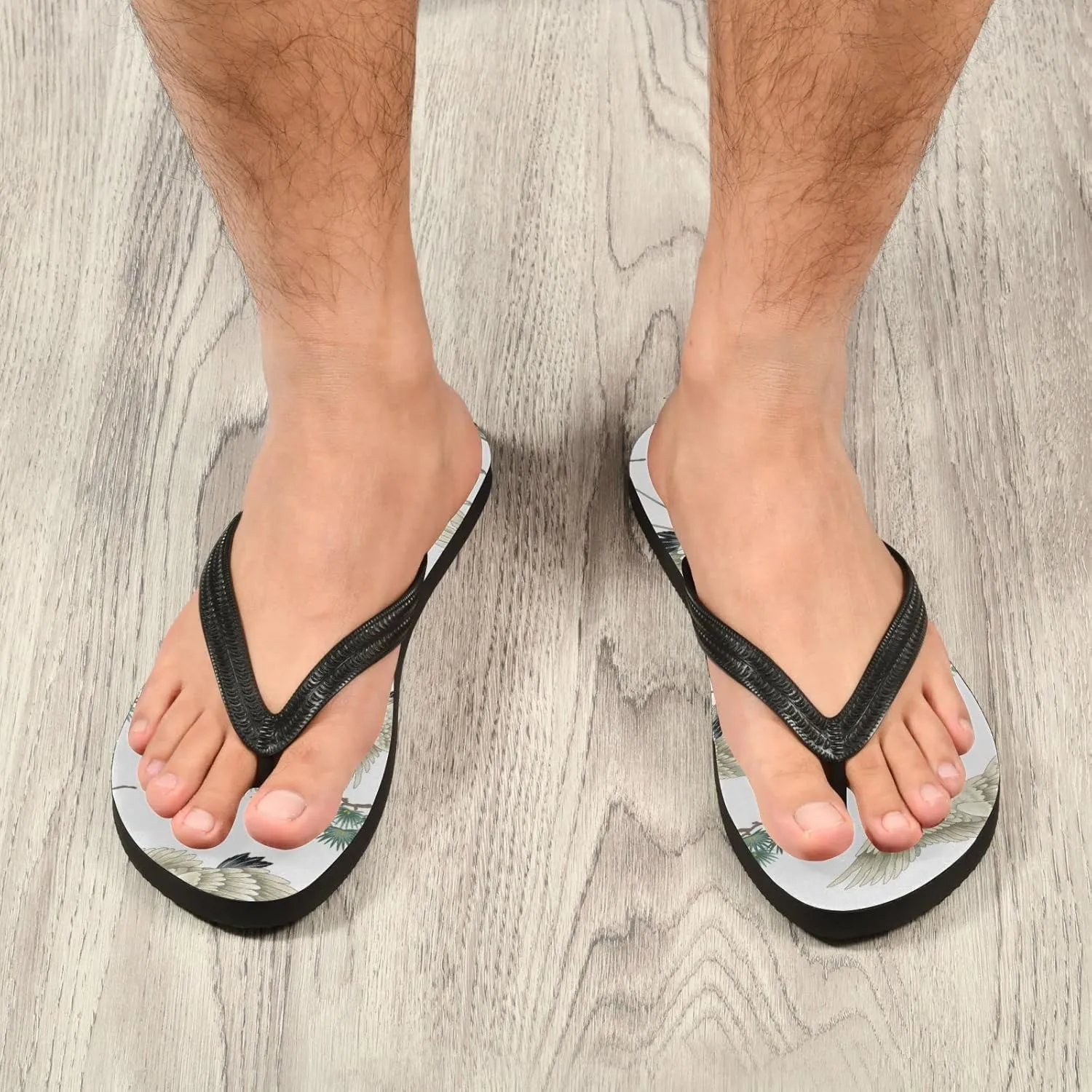 Oyihfvs Flip Flops Flip Sandal Home Slippers Hotel Spa Bedroom for Men Women XS-XXL