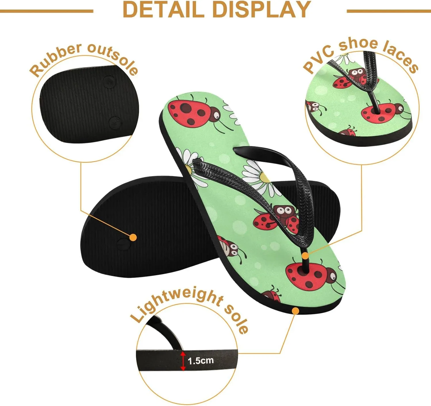 Oyihfvs Flip Flops Flip Sandal Home Slippers Hotel Spa Bedroom for Men Women XS-XXL