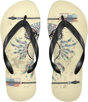 Oyihfvs Flip Flops Flip Sandal Home Slippers Hotel Spa Bedroom for Men Women XS-XXL