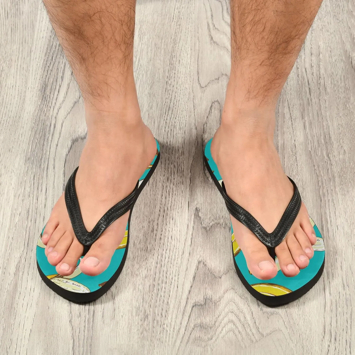 Oyihfvs Flip Flops Flip Sandal Home Slippers Hotel Spa Bedroom for Men Women XS-XXL