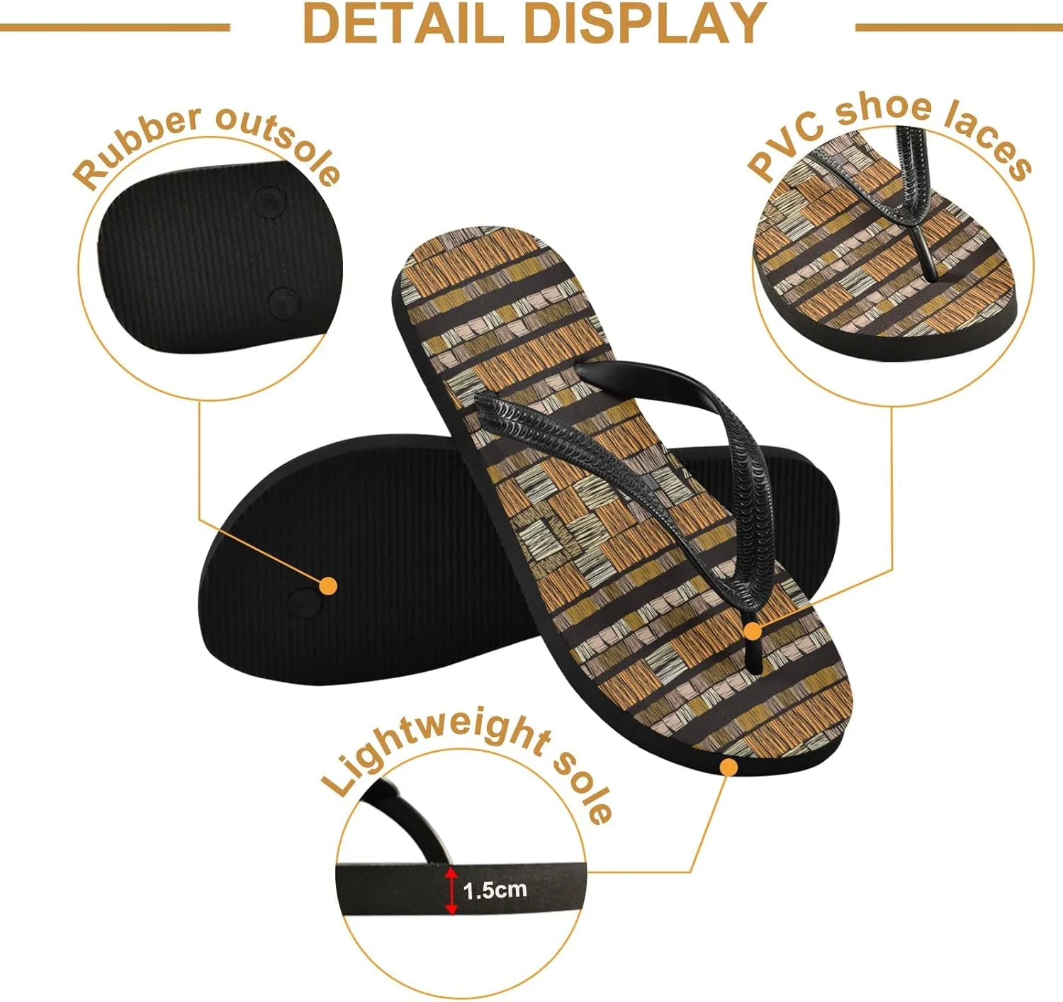 Oyihfvs Flip Flops Flip Sandal Home Slippers Hotel Spa Bedroom for Men Women XS-XXL