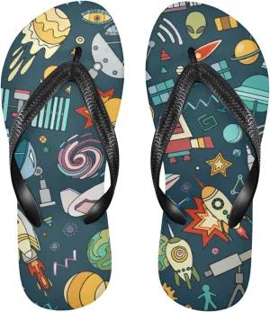 Oyihfvs Flip Flops Flip Sandal Home Slippers Hotel Spa Bedroom for Men Women XS-XXL