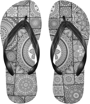 Oyihfvs Flip Flops Flip Sandal Home Slippers Hotel Spa Bedroom for Men Women XS-XXL