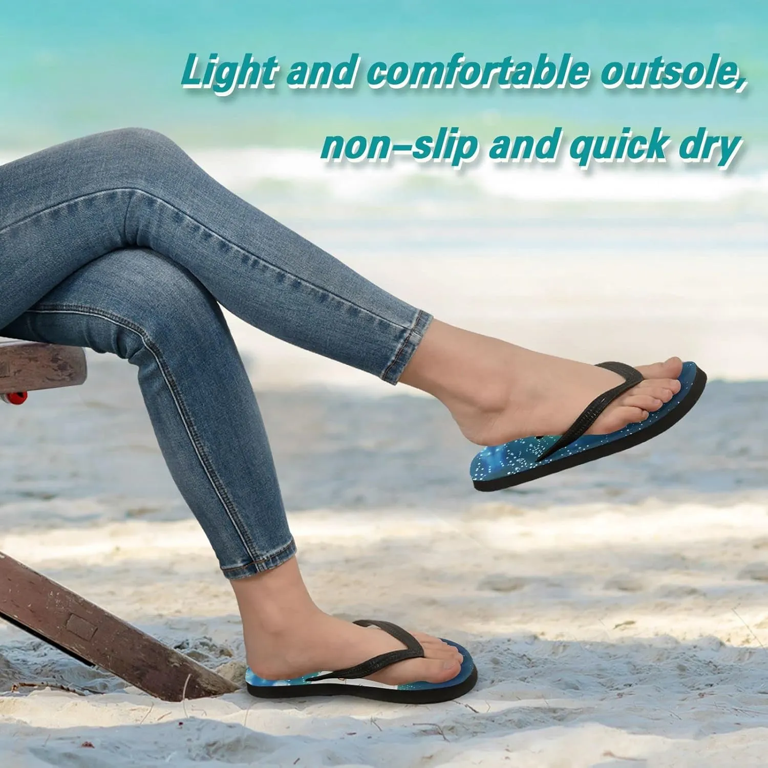 Oyihfvs Flip Flops Flip Sandal Home Slippers Hotel Spa Bedroom for Men Women XS-XXL