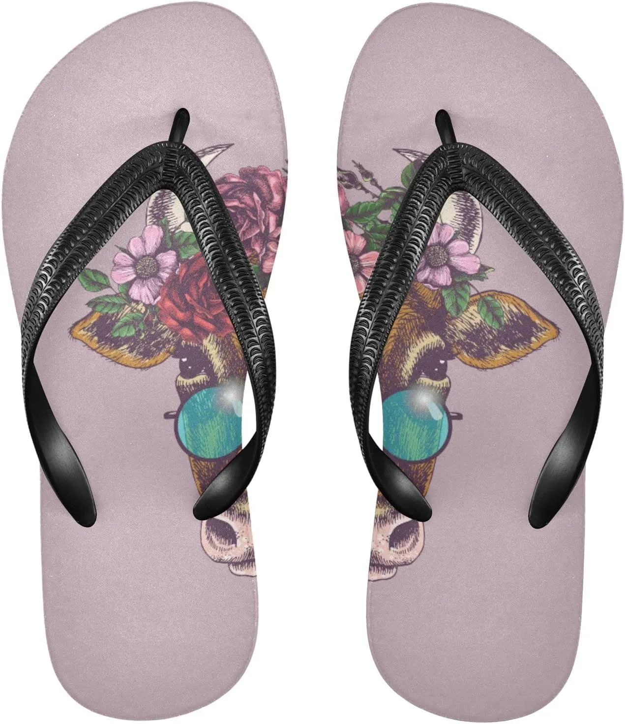 Oyihfvs Flip Flops Flip Sandal Home Slippers Hotel Spa Bedroom for Men Women XS-XXL