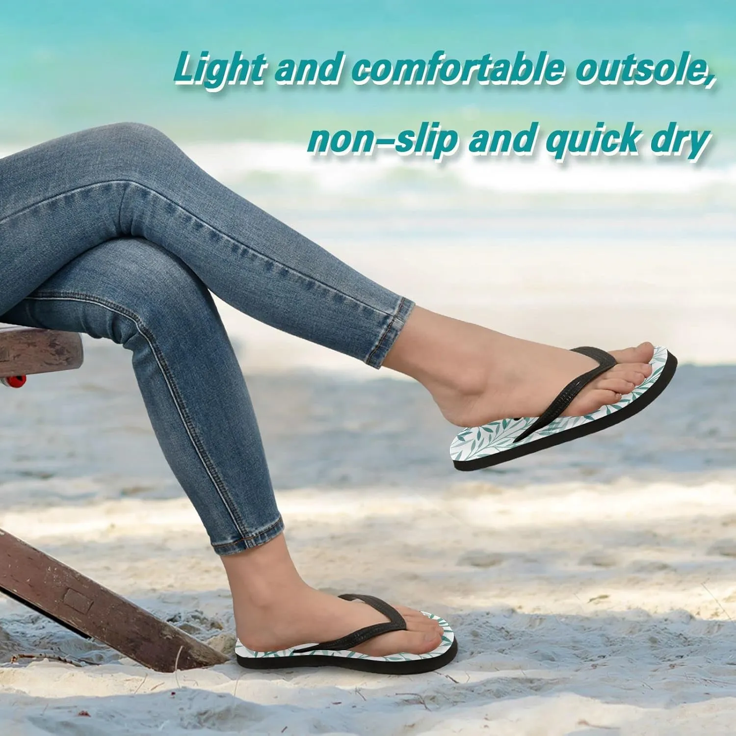 Oyihfvs Flip Flops Flip Sandal Home Slippers Hotel Spa Bedroom for Men Women XS-XXL