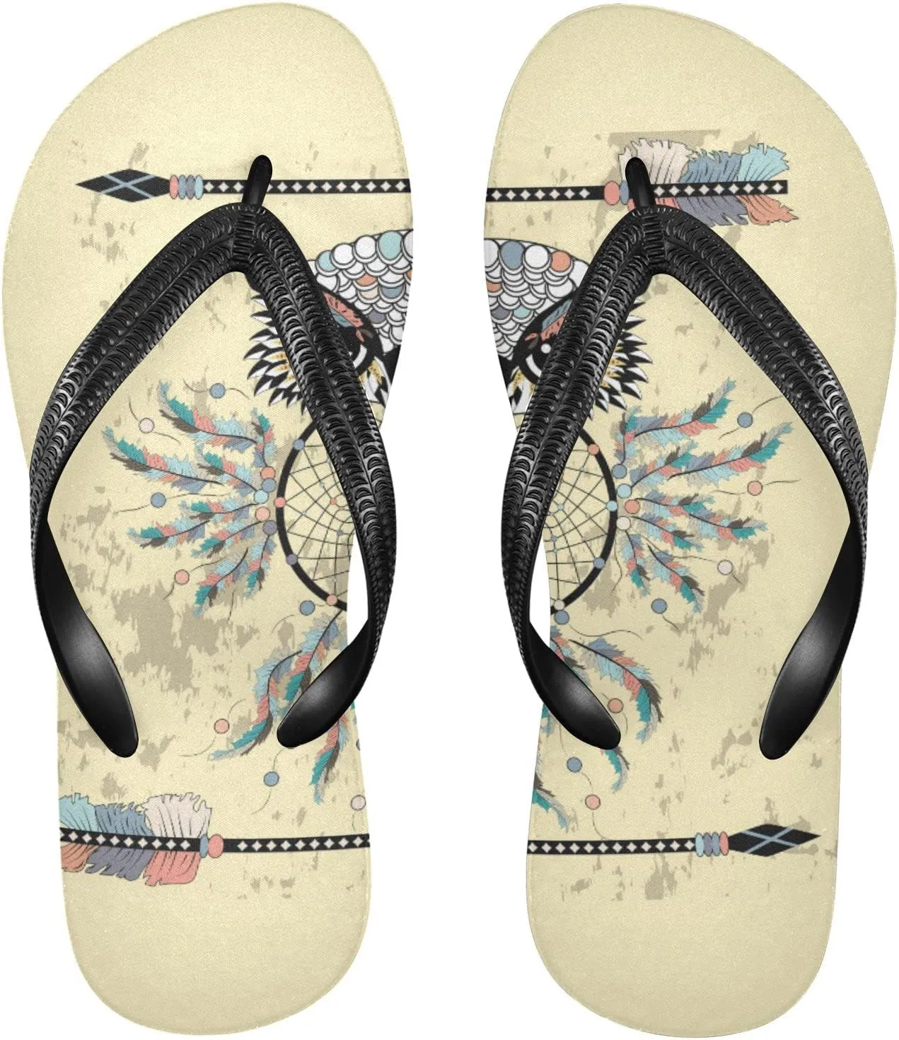 Oyihfvs Flip Flops Flip Sandal Home Slippers Hotel Spa Bedroom for Men Women XS-XXL