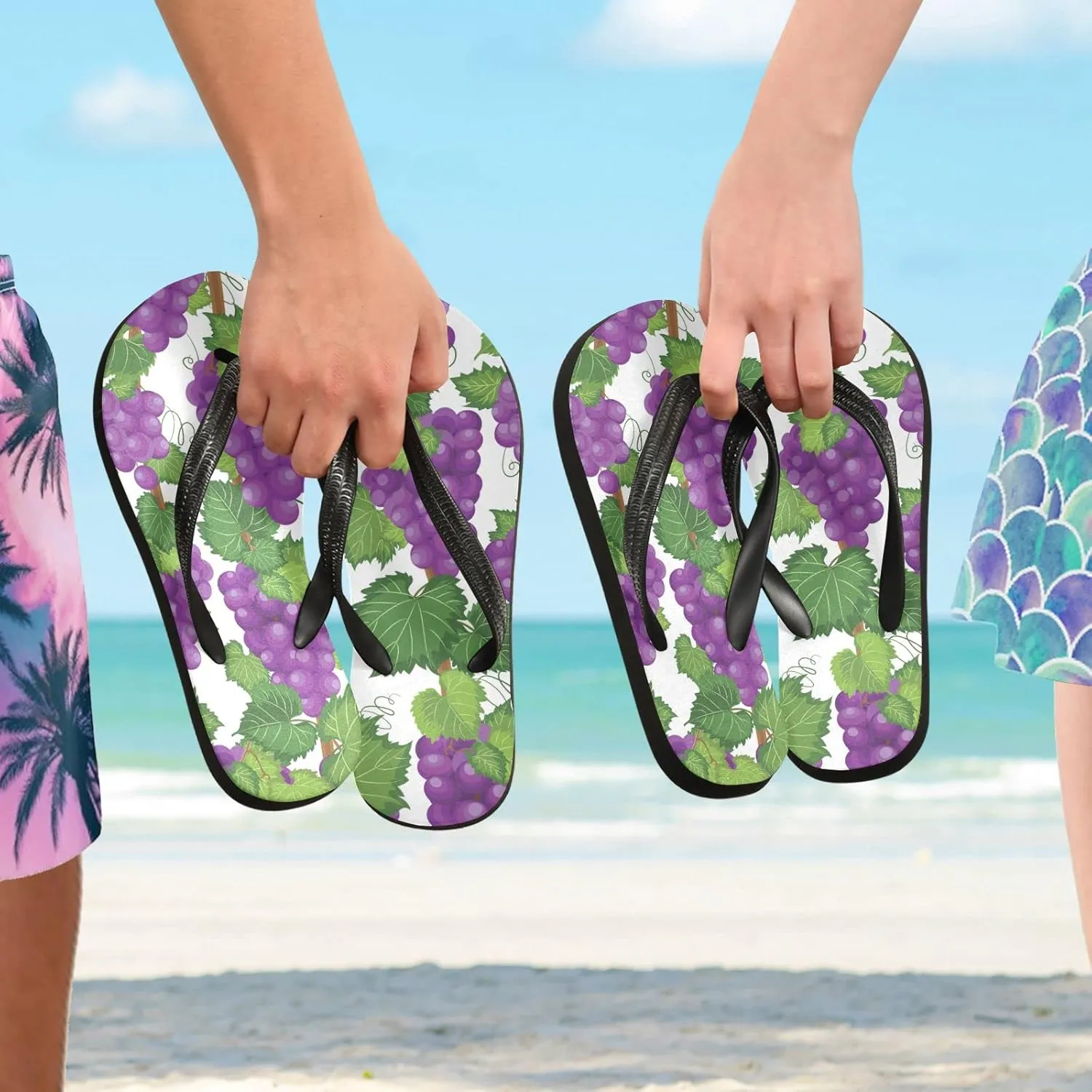 Oyihfvs Flip Flops Flip Sandal Home Slippers Hotel Spa Bedroom for Men Women XS-XXL