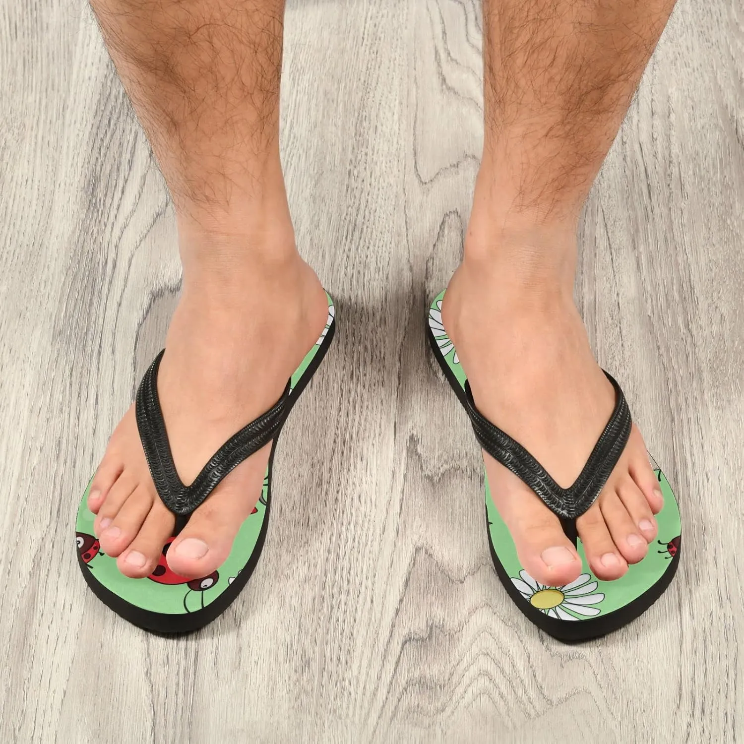 Oyihfvs Flip Flops Flip Sandal Home Slippers Hotel Spa Bedroom for Men Women XS-XXL