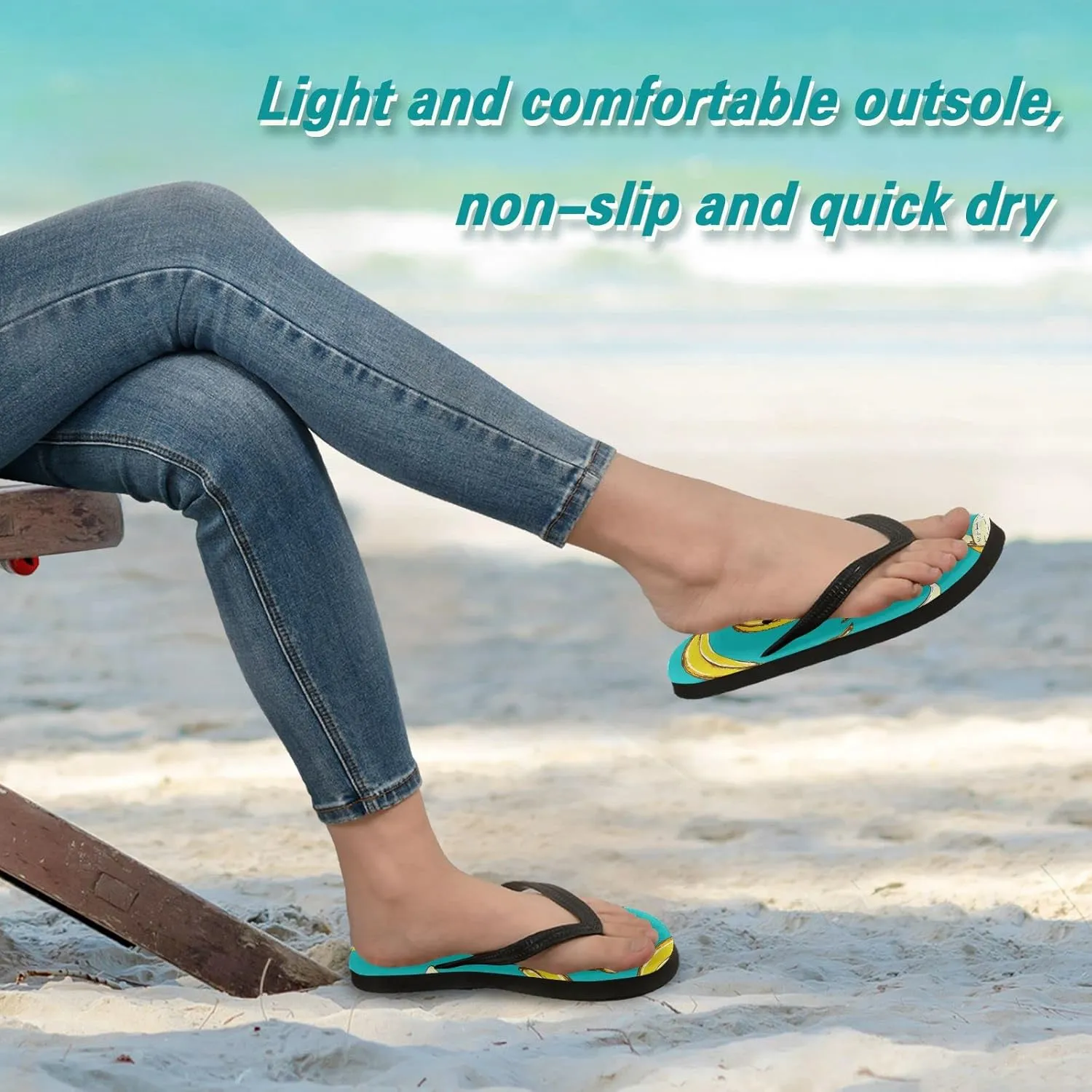 Oyihfvs Flip Flops Flip Sandal Home Slippers Hotel Spa Bedroom for Men Women XS-XXL
