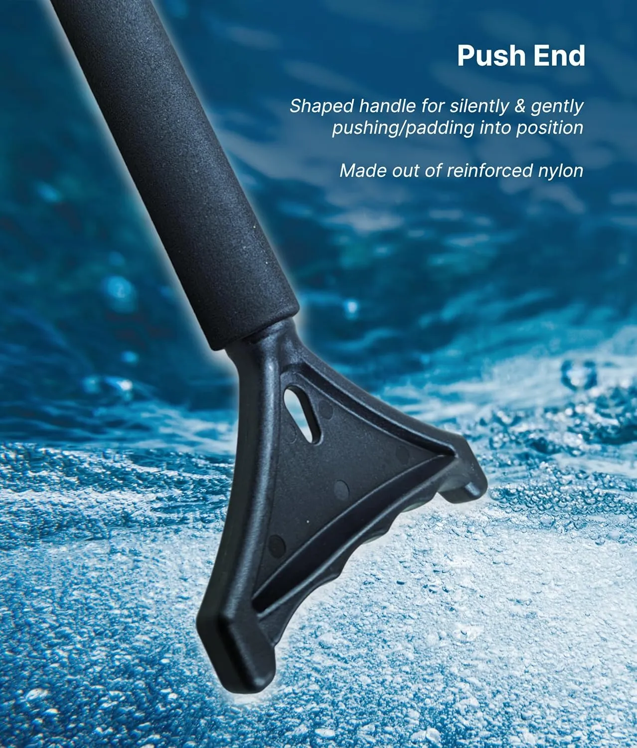 Pactrade Marine Push Pole for Boat - Lightweight Nylon Tip/Heavy-Duty Steel Tip - Anchor Pole for Boat ing Kayaking Angling - Stand Assist, Stealth, Precision - Kayak Accessories