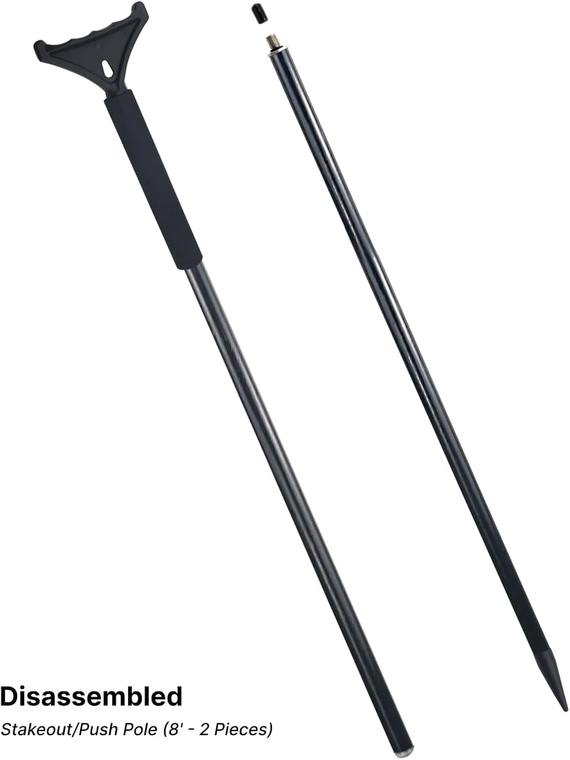Pactrade Marine Push Pole for Boat - Lightweight Nylon Tip/Heavy-Duty Steel Tip - Anchor Pole for Boat ing Kayaking Angling - Stand Assist, Stealth, Precision - Kayak Accessories