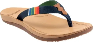 PENDLETON Women's Fire Legend Flip-Flop, Vibrant Fabric Upper, Rubber Sole, Cushioned Leather-Lined Footbed