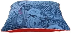 Pip Studio Home 24-Inch by 24-Inch Wallpower Cushion Cover,Denim