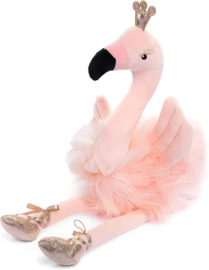 Plush Ballerina Flamingo Stuffed Animal for Girls Kids Birthday Gifts and Decor
