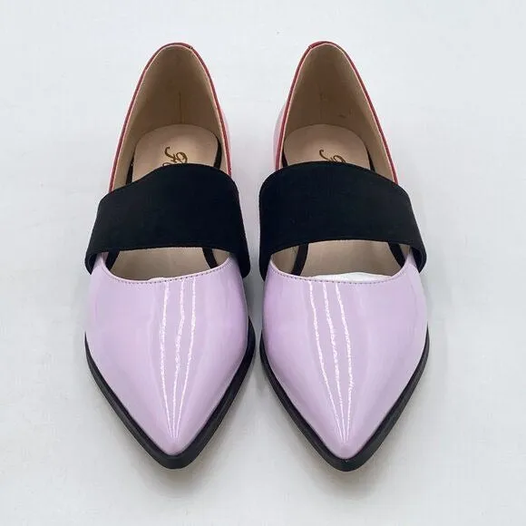 Pointed Toe D'Orsay Flats Slip On Ballet Flat with A Band Close Toe Mary Jane Tw