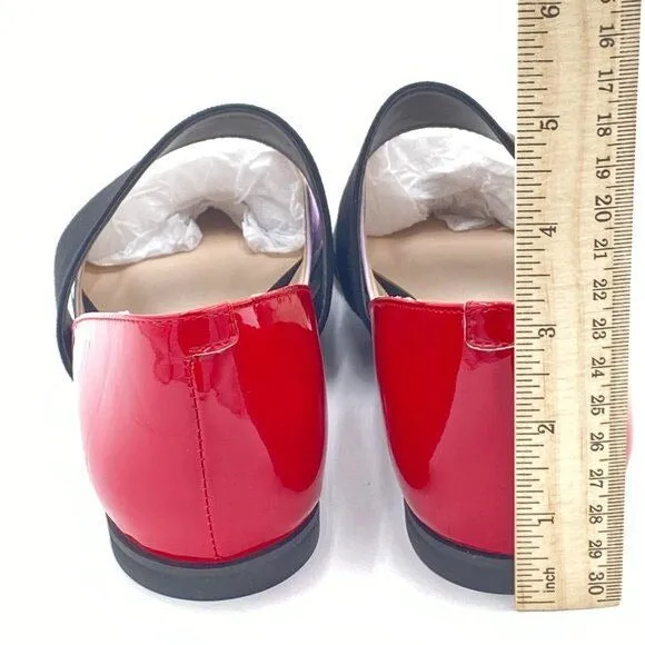 Pointed Toe D'Orsay Flats Slip On Ballet Flat with A Band Close Toe Mary Jane Tw