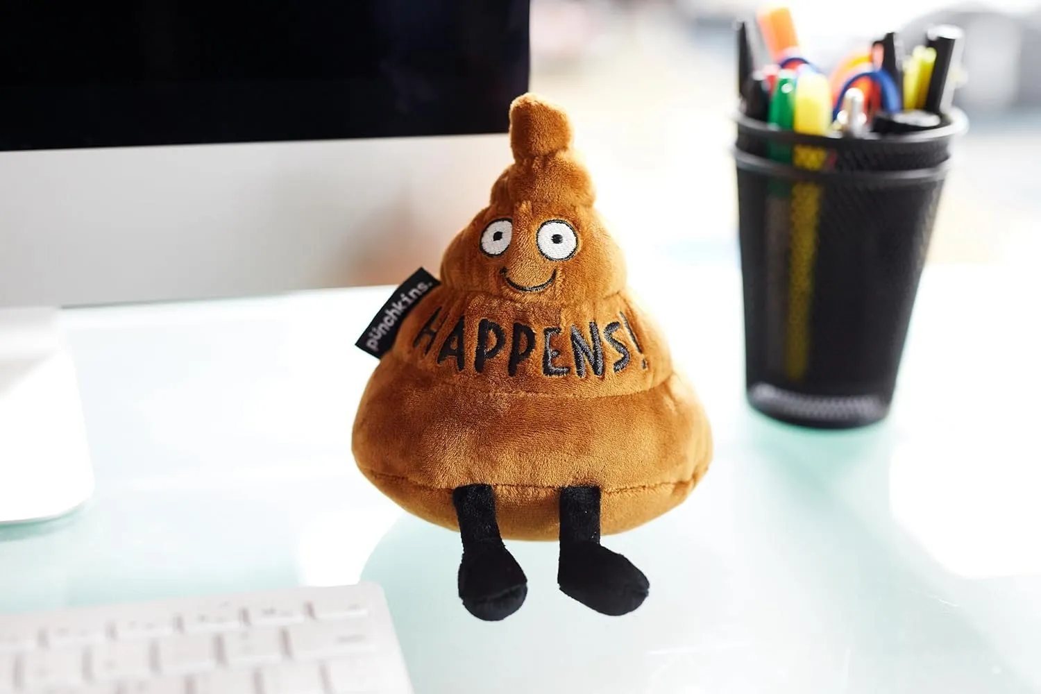 Poop Plushie - It Happens Sassy Poop Plush, Funny & Cute Plush Toy for Gifting