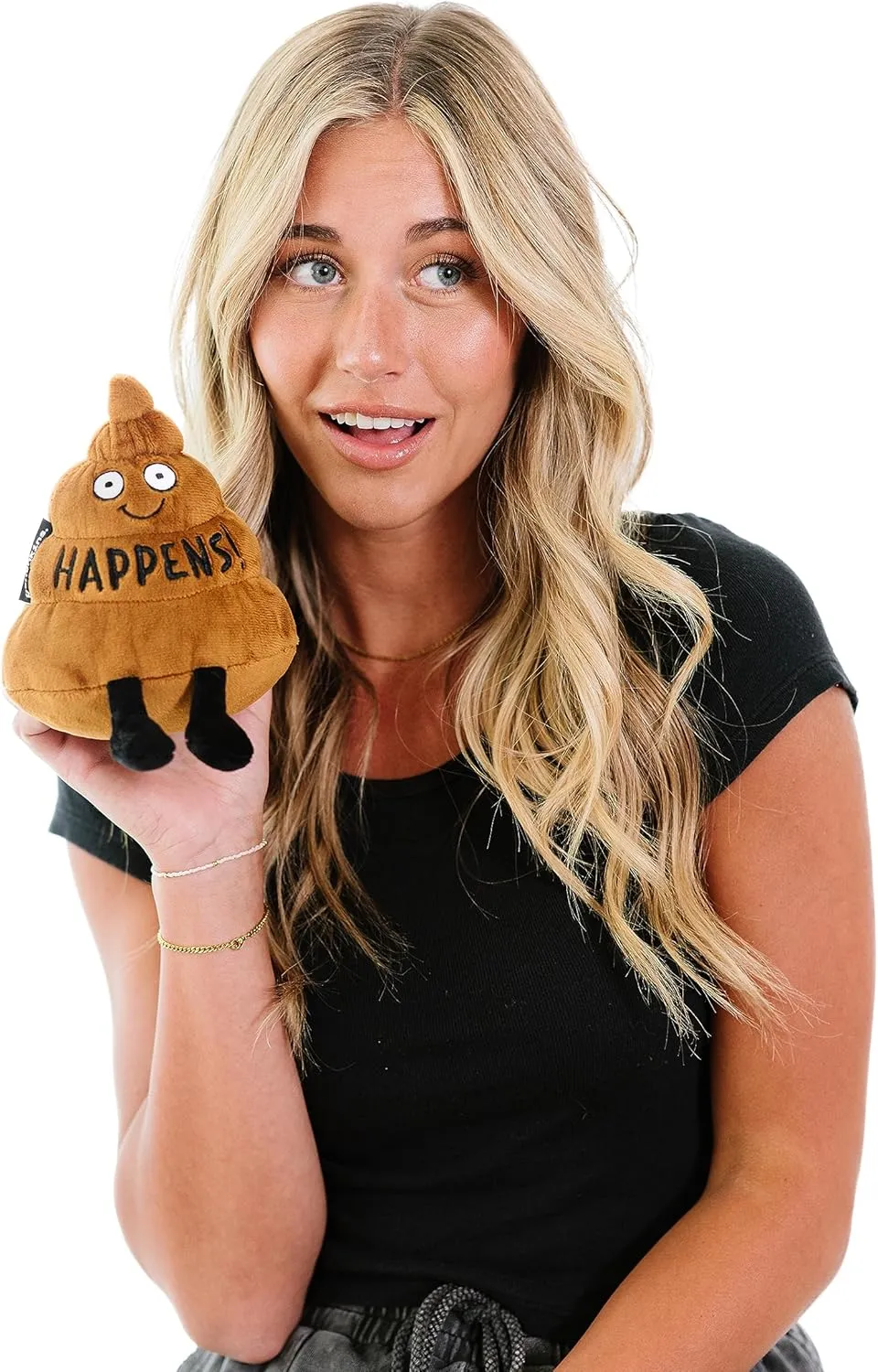 Poop Plushie - It Happens Sassy Poop Plush, Funny & Cute Plush Toy for Gifting