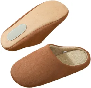 Premium Comfort All Seasons Silent Suede Cushion Sole Non Slip Women's House Slippers Indoor Soft Home Slip On Shoes
