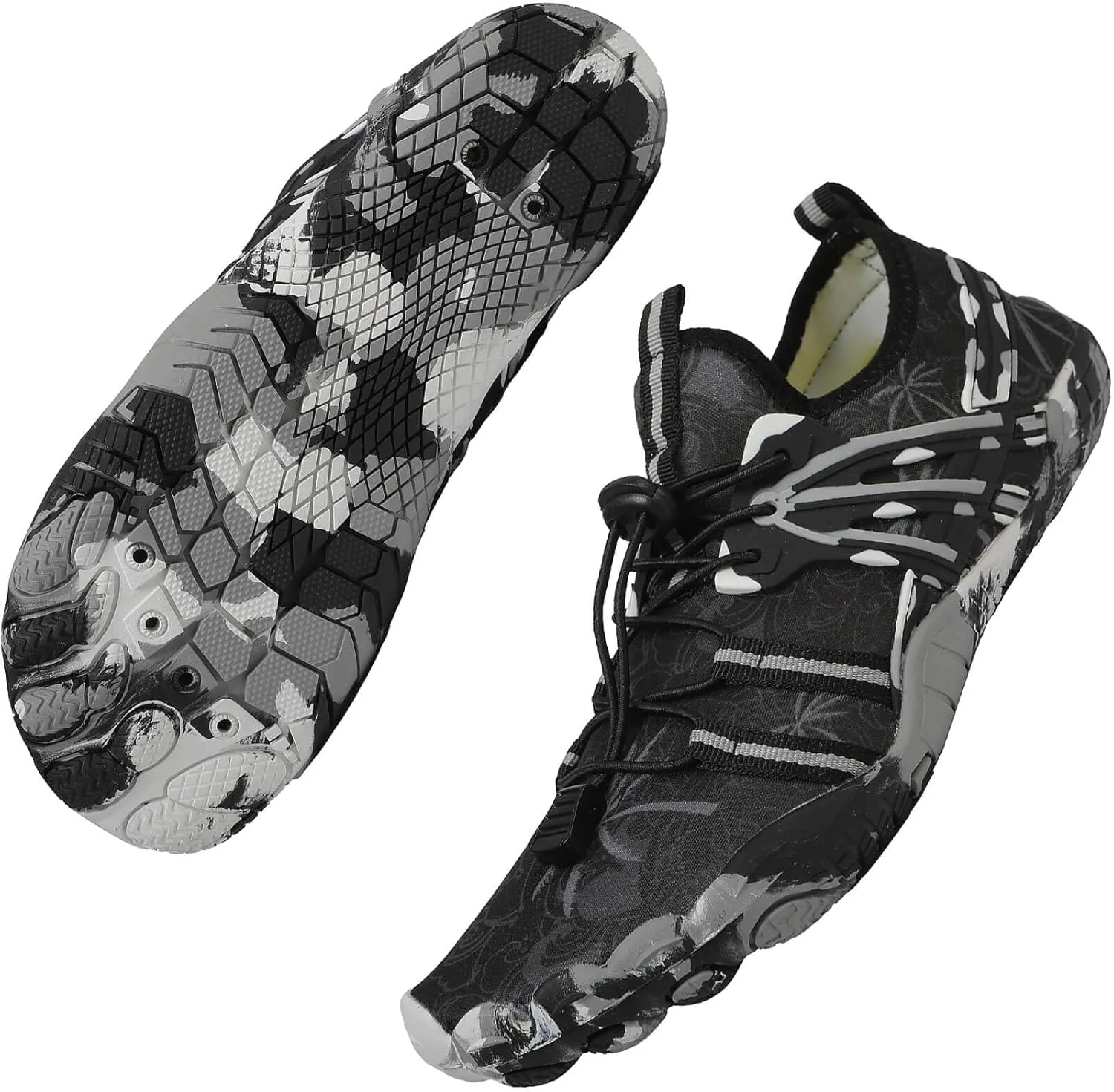 Quick Dry Barefoot Beach & Pool Shoes - Slip-on for Women & Men, Surf, Yoga & Water Sports