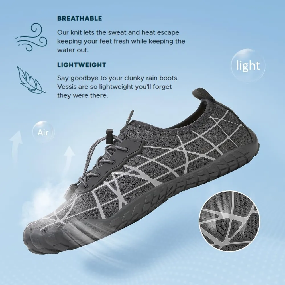 Quick Dry Barefoot Beach & Pool Shoes - Slip-on for Women & Men, Surf, Yoga & Water Sports