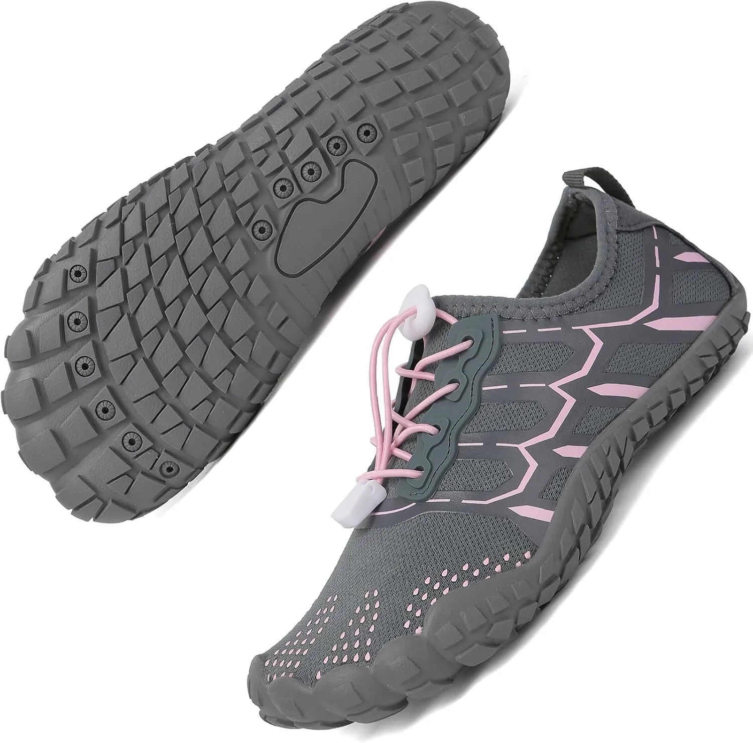Quick Dry Barefoot Beach & Pool Shoes - Slip-on for Women & Men, Surf, Yoga & Water Sports