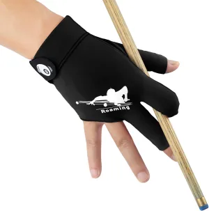 Quick-Dry Breathable Billiard Pool Gloves, Shooters Snooker Cue Sport Glove for Left or Right Hand Option