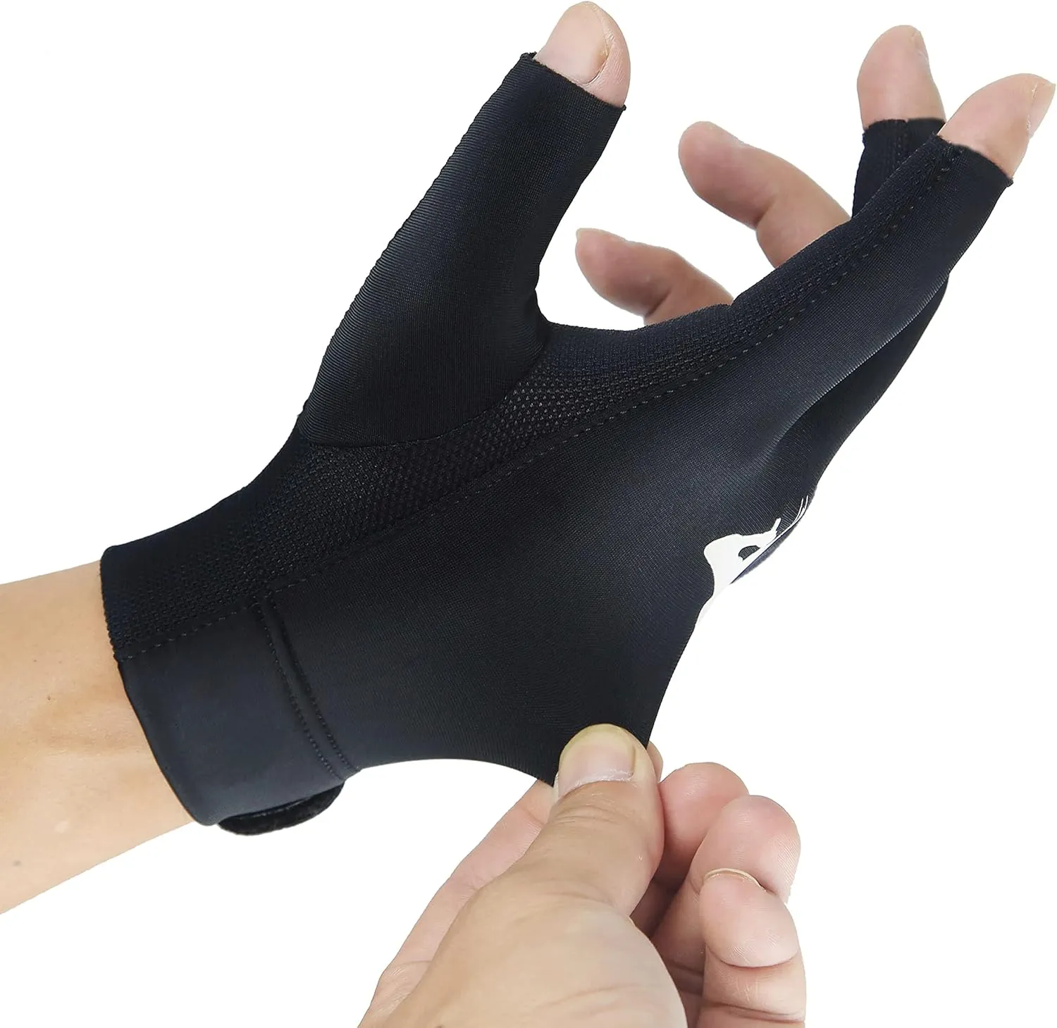 Quick-Dry Breathable Billiard Pool Gloves, Shooters Snooker Cue Sport Glove for Left or Right Hand Option