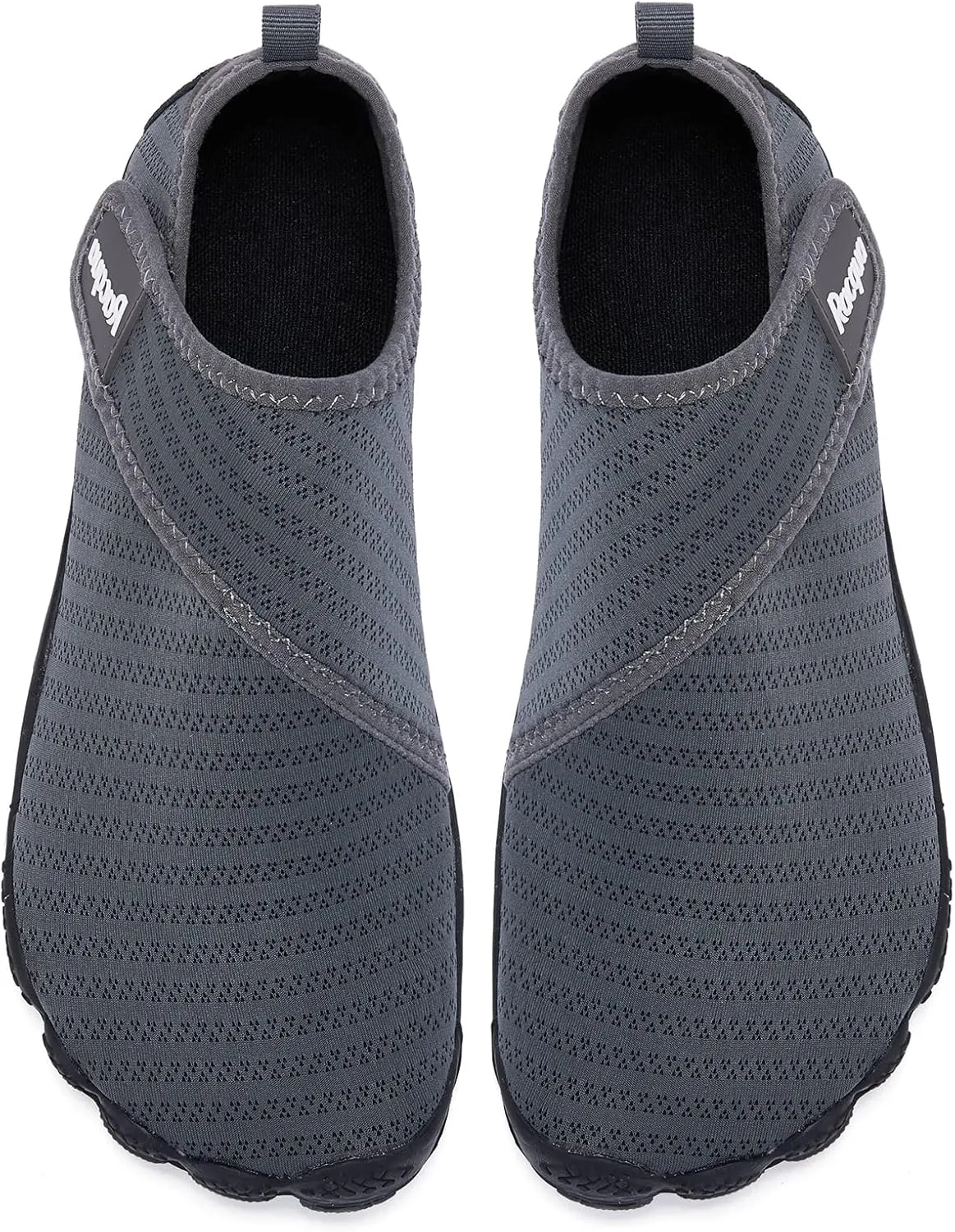 Racqua Men's Women's Slip-On Water Shoes Quick Dry Barefoot Lightweight Aqua Shoes Beach Swim Pool Hiking Sport Shoes