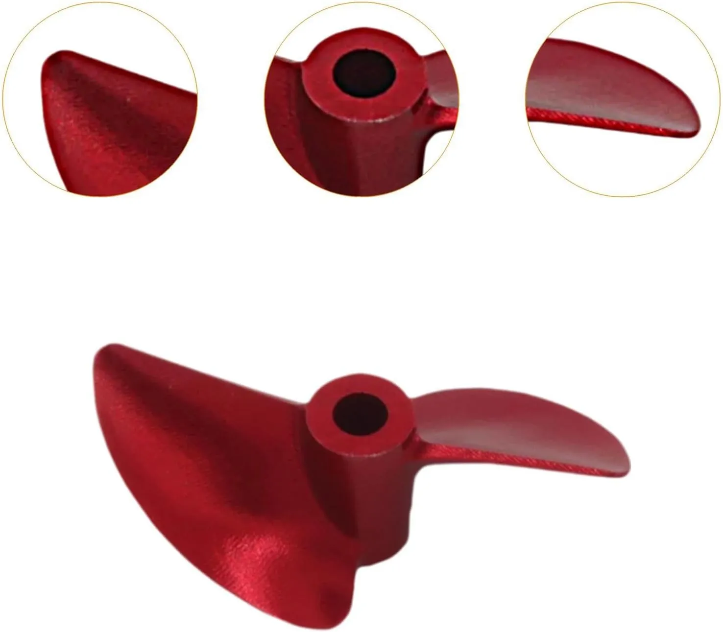 RC Speedboat Modification Udi903 Upgrade Part Lightweight Reliable Trim Flaps Shaft Spare Parts Remote Control Boat Water Jet, CNC Propeller, 40mm