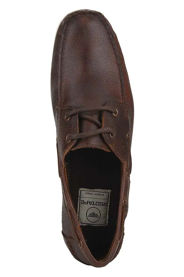 RedTape Men Brown Boat Shoes