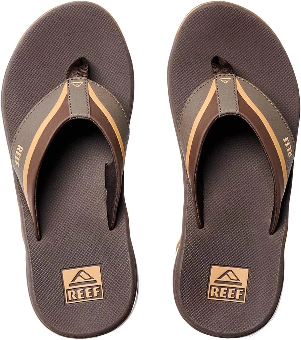 REEF Anchor Men's Beach Flip Flop, Water Friendly, Cushioning Heel Airbag