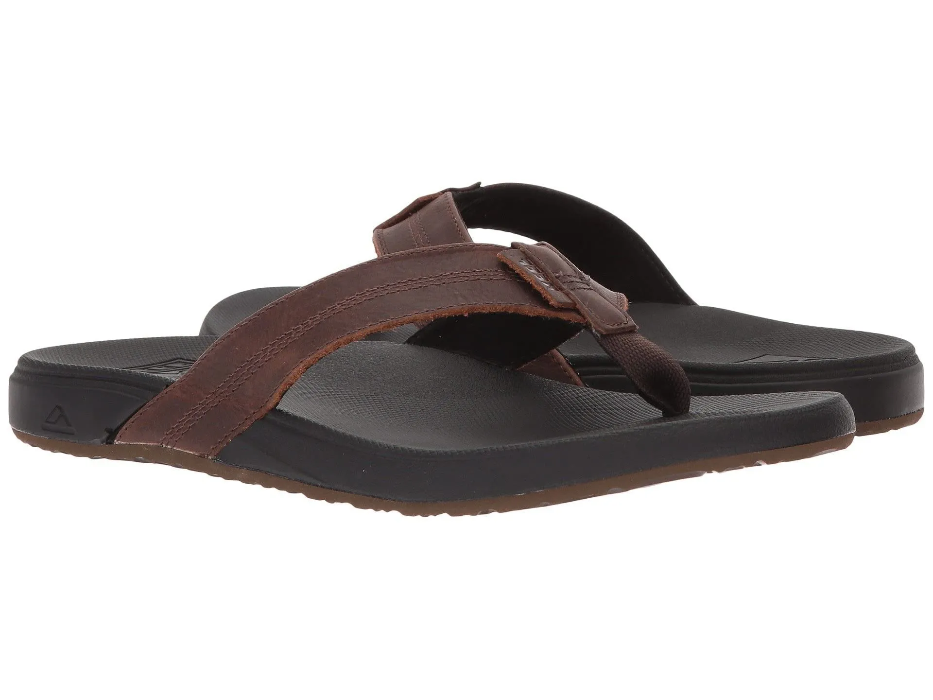 Reef Cushion Bounce Phantom LE Black Brown RF0A3FEZBKB Men's Flip Flop