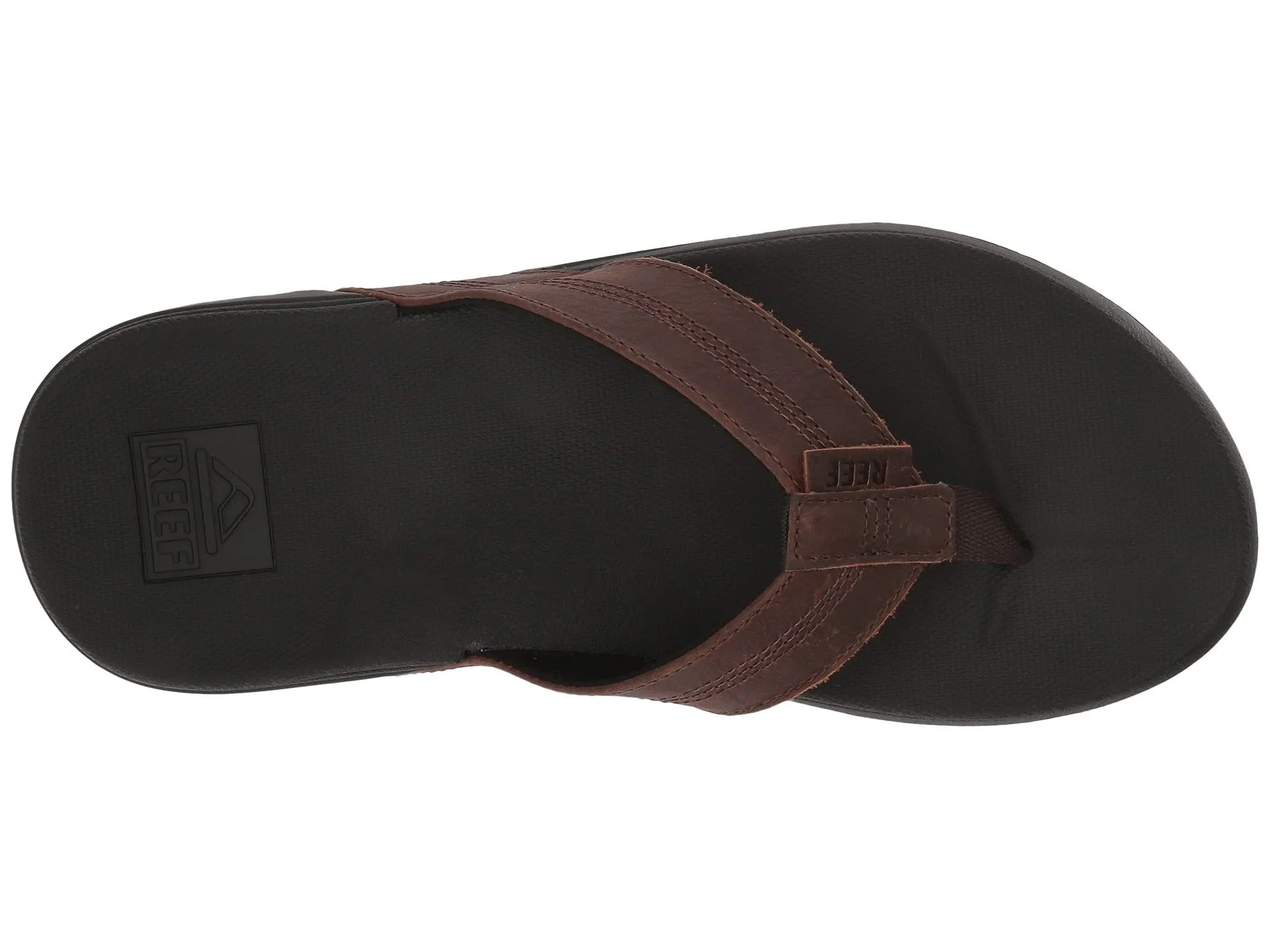 Reef Cushion Bounce Phantom LE Black Brown RF0A3FEZBKB Men's Flip Flop