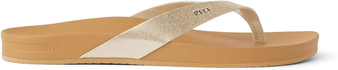 REEF Cushion Court Women's Flip Flop, Molded Cushion Footbed, Arch Support