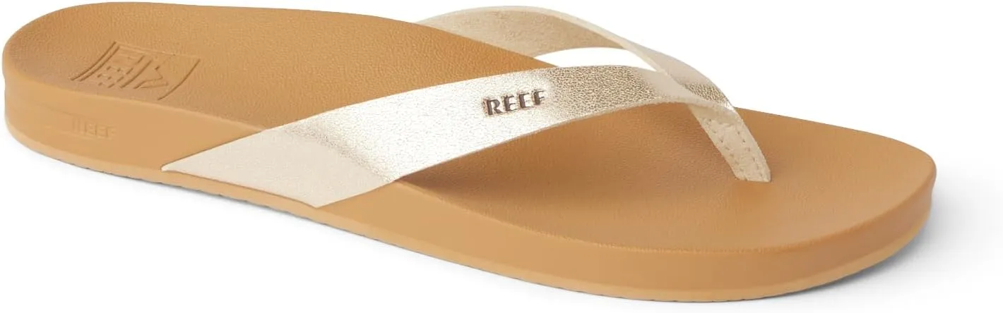 REEF Cushion Court Women's Flip Flop, Molded Cushion Footbed, Arch Support