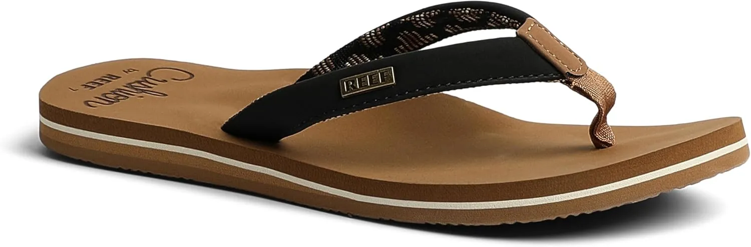 REEF Cushion Sands Women's Beach Flip Flop, Ultra Soft Cushion Footbed, Arch Support