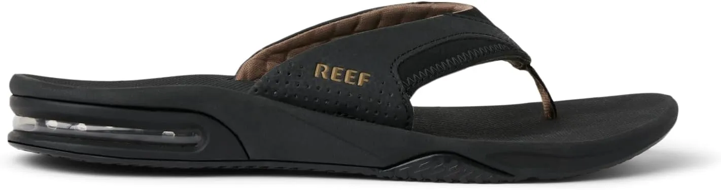 REEF Fanning Men's Bottle Opener Flip Flop, Arch Support, Durable Outsole, Water Friendly