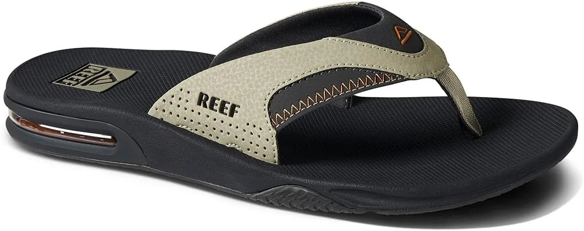 REEF Fanning Men's Bottle Opener Flip Flop, Arch Support, Durable Outsole, Water Friendly