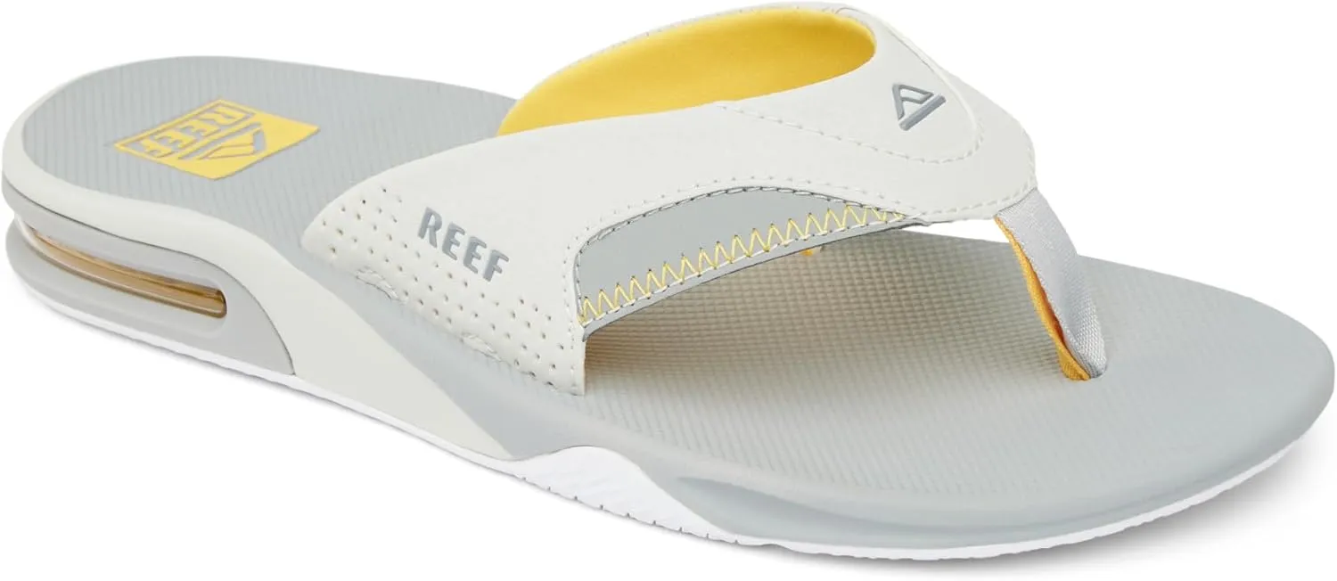 REEF Fanning Men's Bottle Opener Flip Flop, Arch Support, Durable Outsole, Water Friendly