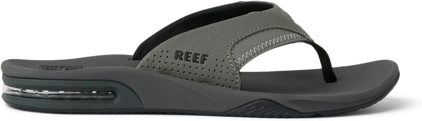 REEF Fanning Men's Bottle Opener Flip Flop, Arch Support, Durable Outsole, Water Friendly