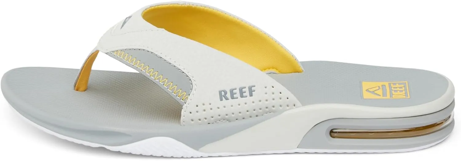REEF Fanning Men's Bottle Opener Flip Flop, Arch Support, Durable Outsole, Water Friendly