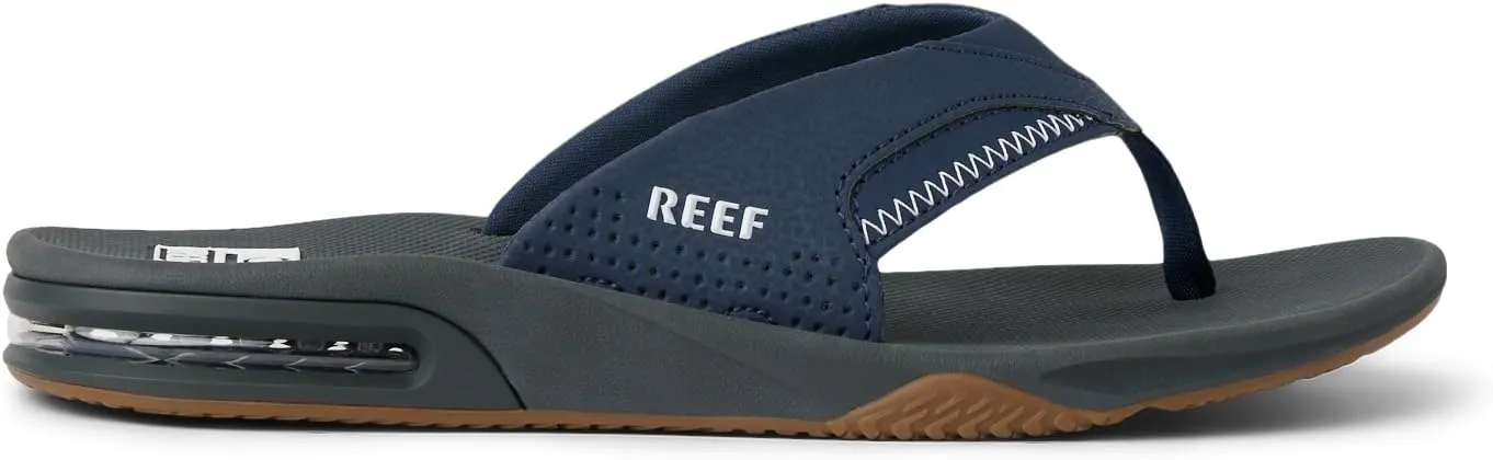 REEF Fanning Men's Bottle Opener Flip Flop, Arch Support, Durable Outsole, Water Friendly