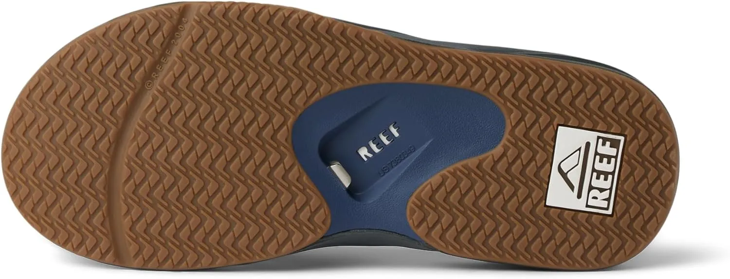 REEF Fanning Men's Bottle Opener Flip Flop, Arch Support, Durable Outsole, Water Friendly