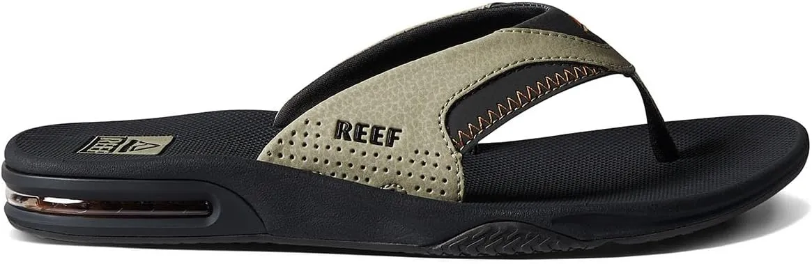 REEF Fanning Men's Bottle Opener Flip Flop, Arch Support, Durable Outsole, Water Friendly