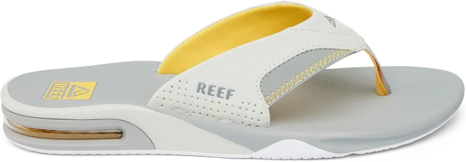 REEF Fanning Men's Bottle Opener Flip Flop, Arch Support, Durable Outsole, Water Friendly